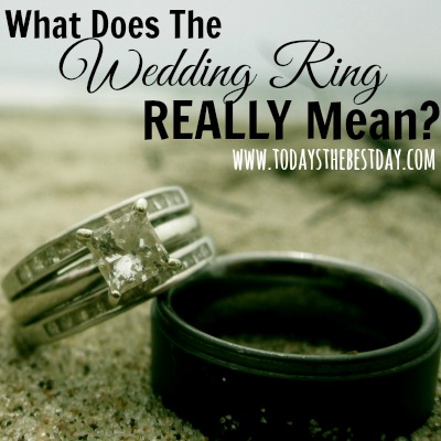 Meaning of wedding rings christianity