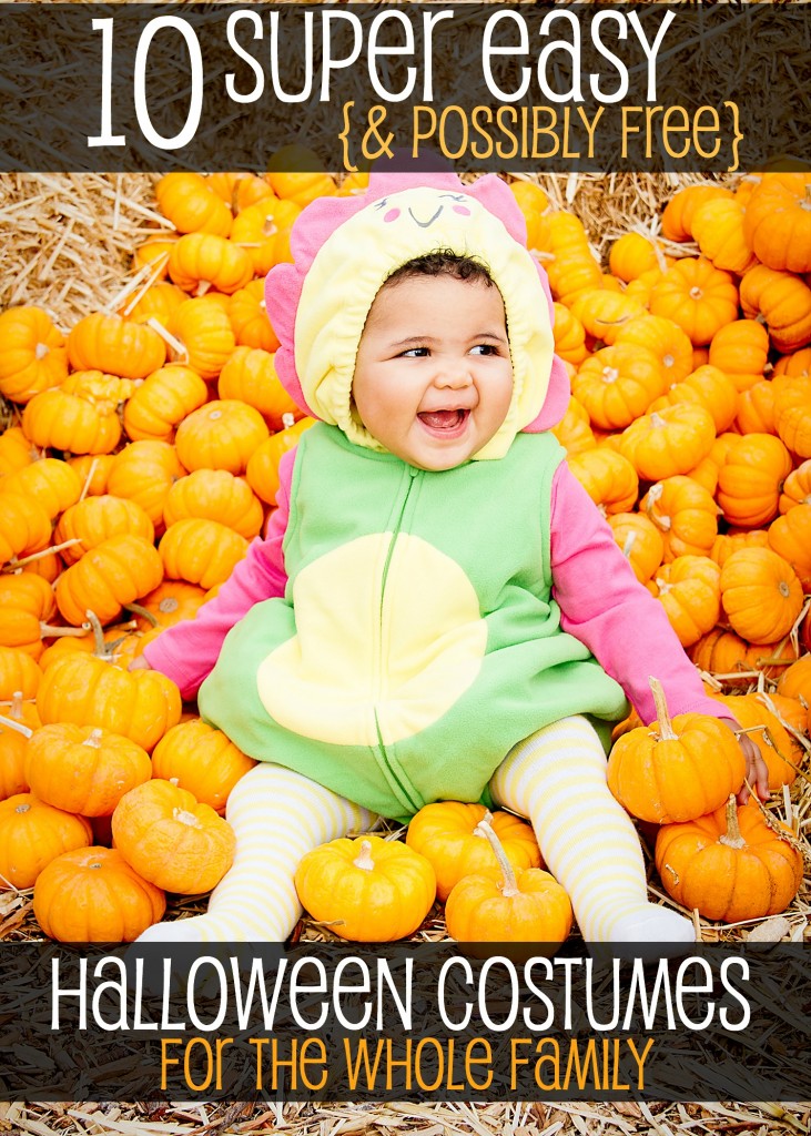 10 Super Easy and Possibly Free Halloween Costumes For The Whole Family