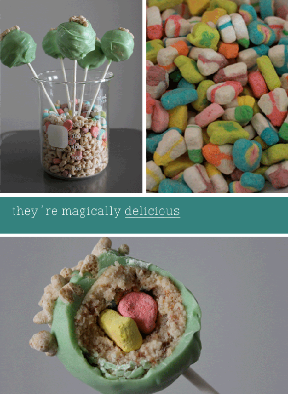 Lucky Charms Cake Pops
