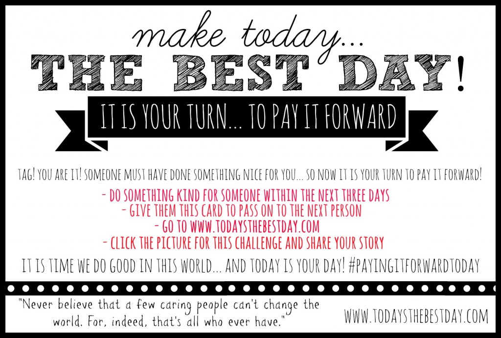 Pay It Forward Card