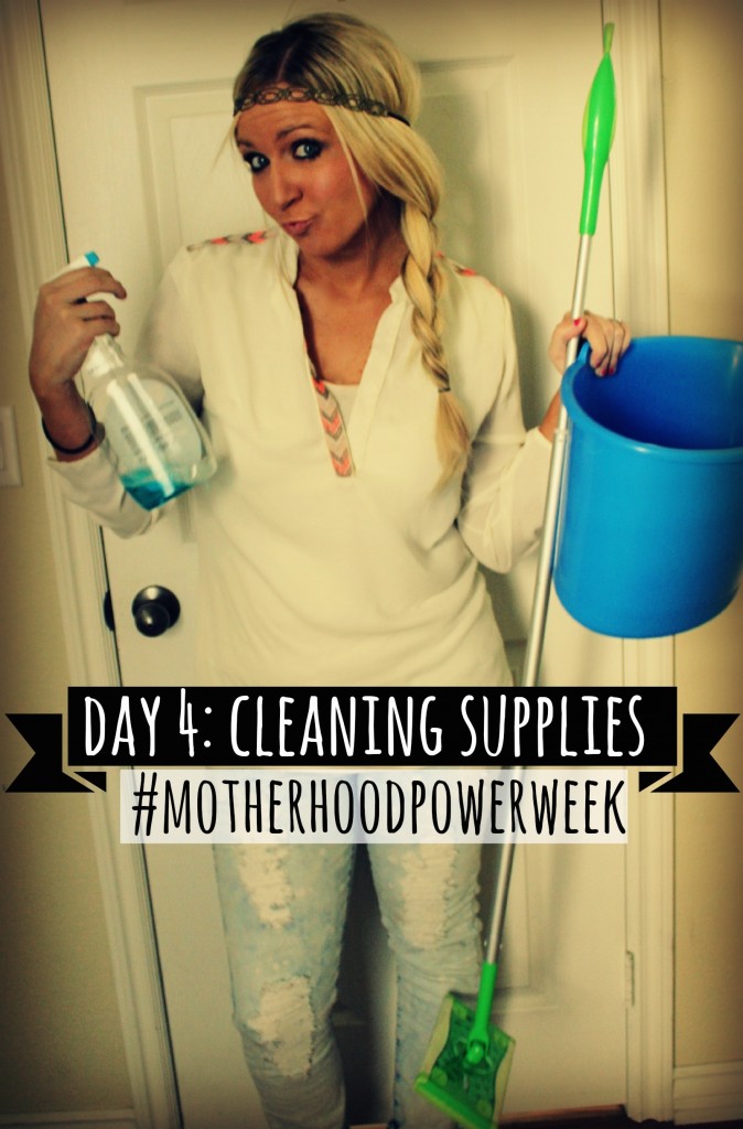 Day 4 Cleaning Supplies Motherhood