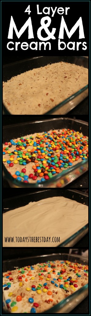 M&M Cream Bars Recipe