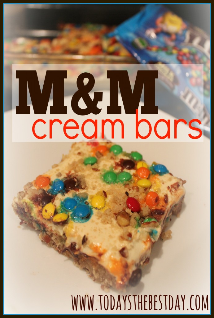 M&M cream bars