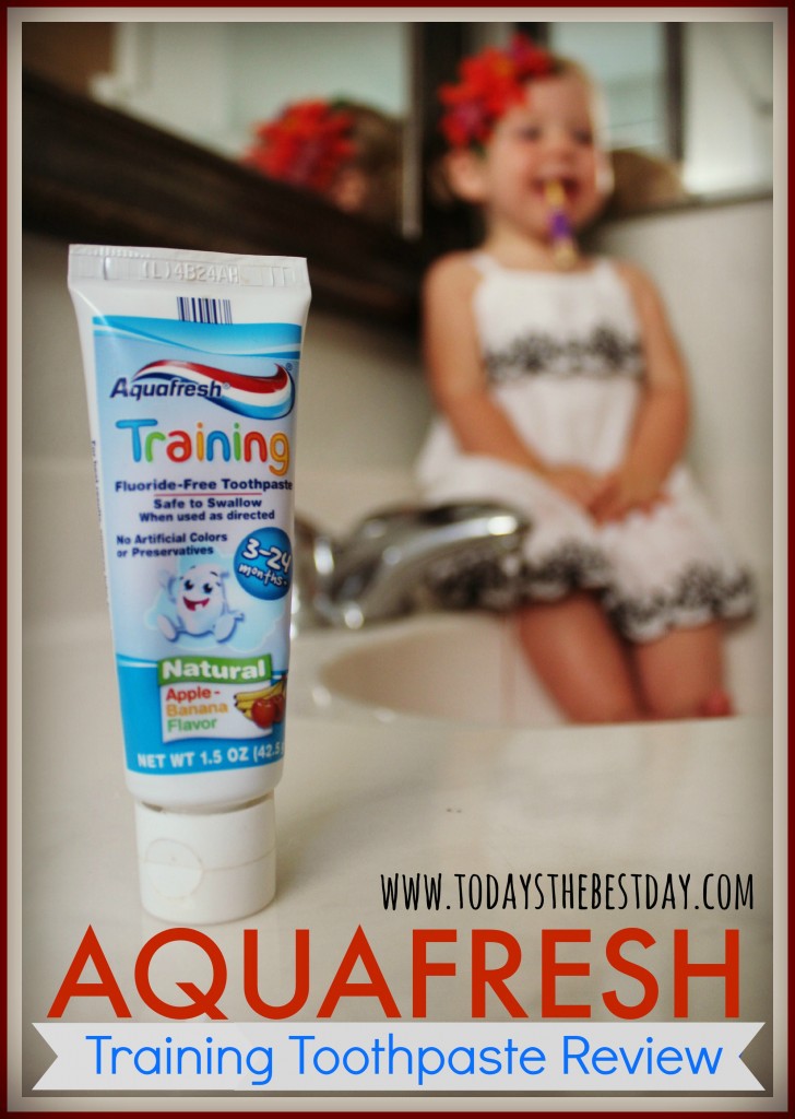 Aquafresh Training Toothpaste Review