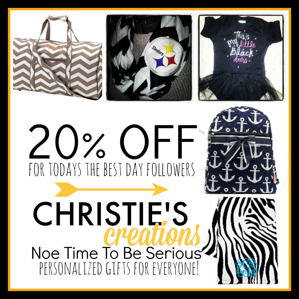 Christie's Creations Deal of the Day