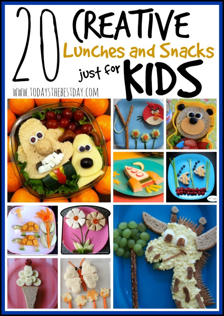 20 Creative Lunches and Snacks Just for Kids