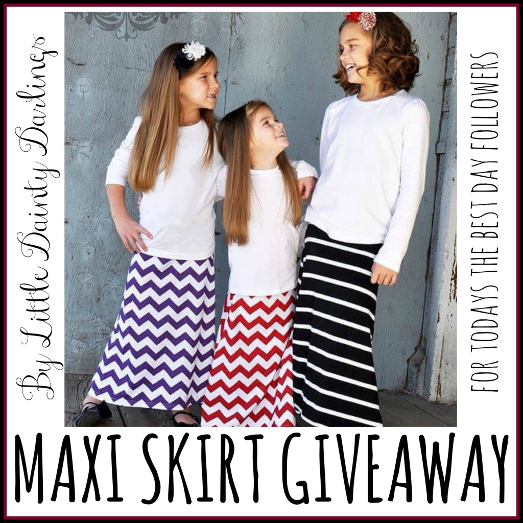 Little Dainty Darlings Maxi Skirt Giveaway