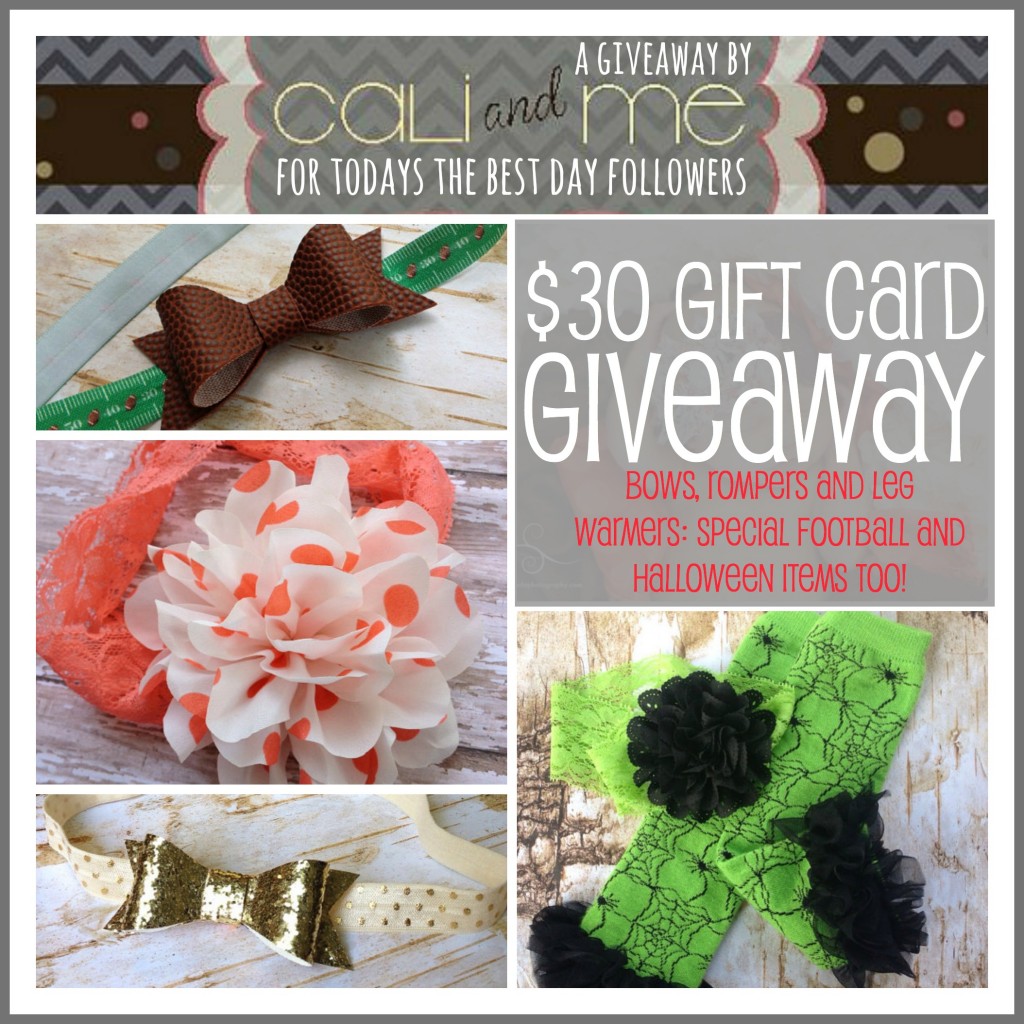 Cali and Me Giveaway
