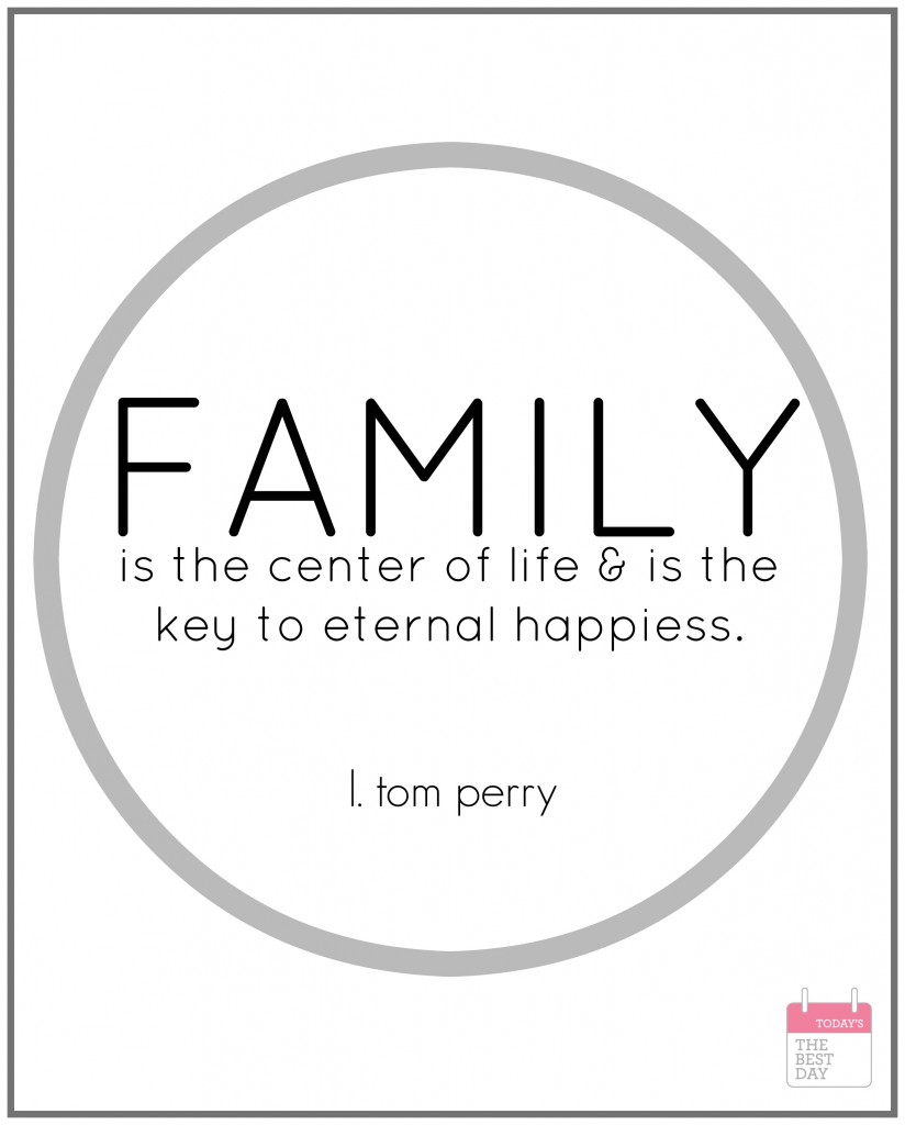 family is the center of life