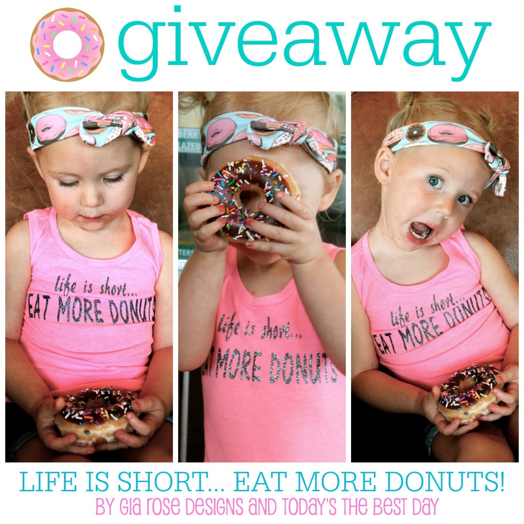 Life is Short - Eat More Donuts Giveaway