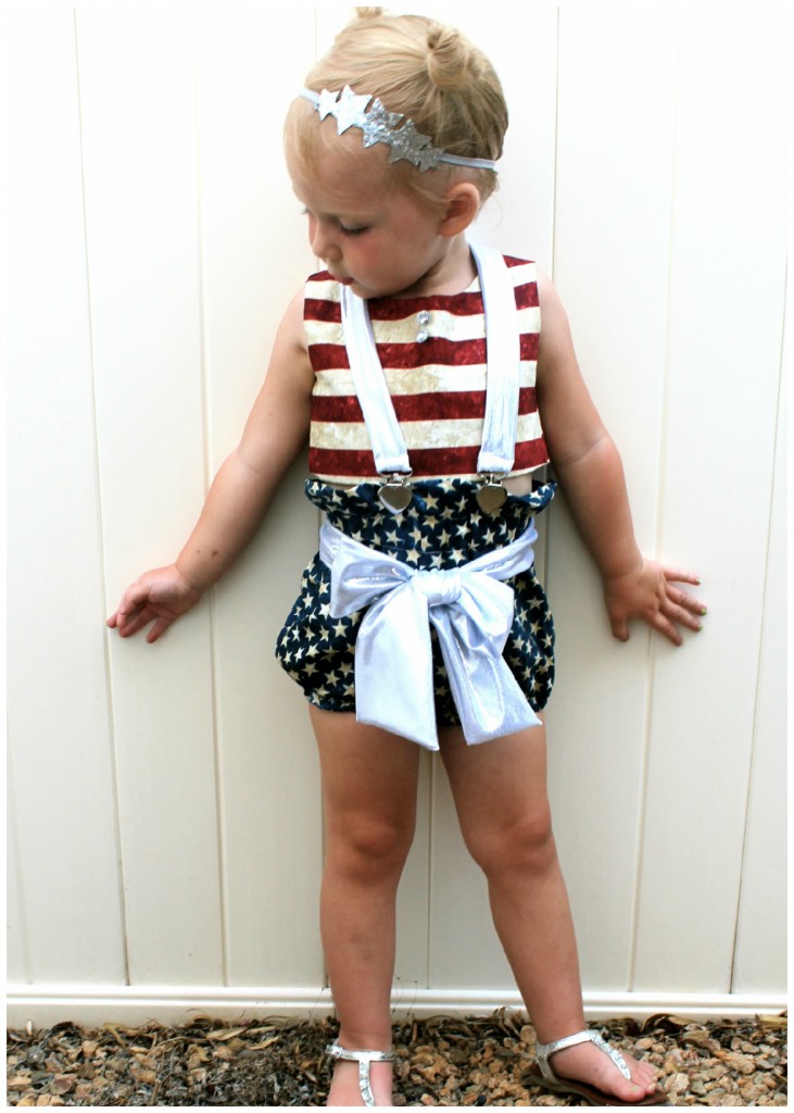 Red, white and blue TODDLER outfit - SO cute!