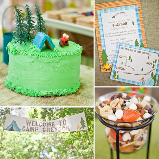 Camping-First-Birthday-Party
