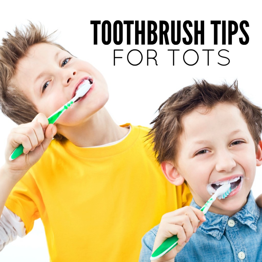 Smiley Kids, 4 Toothbrush Tips for Tots