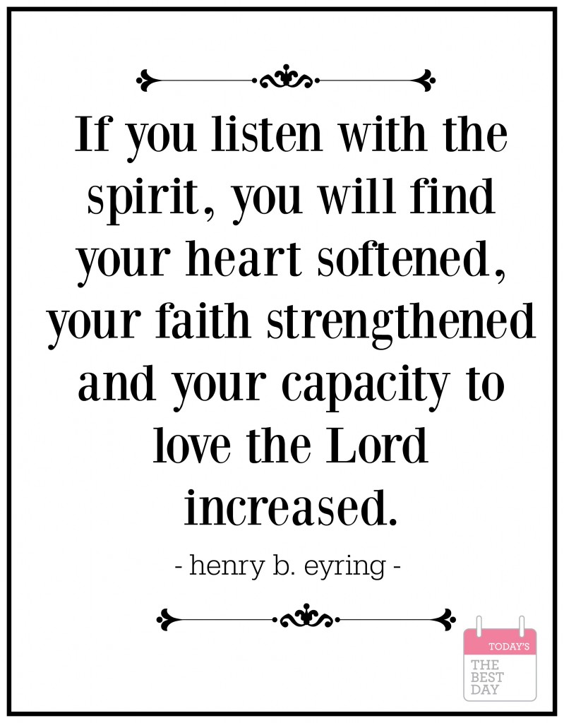 if you listen with the spirit henry b. eyeing