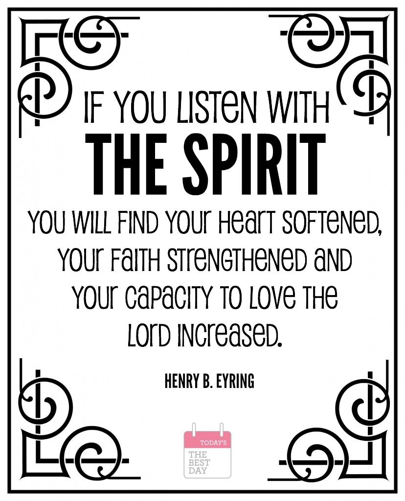 LISTEN WITH THE SPIRIT