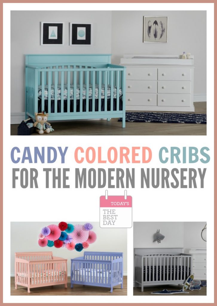CANDY COLORED CRIBS FOR THE MODERN NURSERY